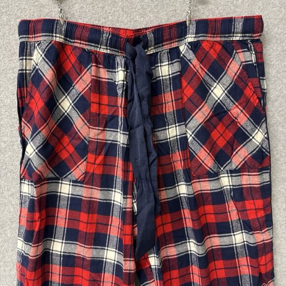Aerie Plaid Flannel Patchwork Pajama Set Top Pants Animal Print Grunge Large NWT - Picture 6 of 13